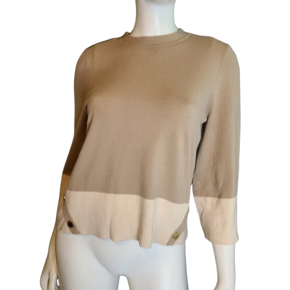 Andrew Marc Sweaters - Andrew Marc Tan Sweater sz Small